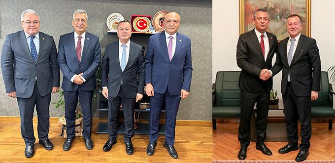 DOĞAN, CHP GENEL BAŞKANI ÖZEL İLE GÖRÜŞTÜ