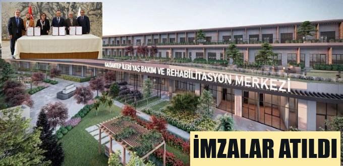 İLERİ YAŞ BAKIM VE REHABİLİTASYON MERKEZİ İMZALARI ATILDI