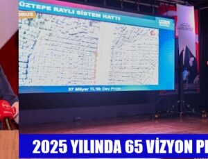  GAZİANTEP’E 2025 YILINDA 65 VİZYON PROJE
