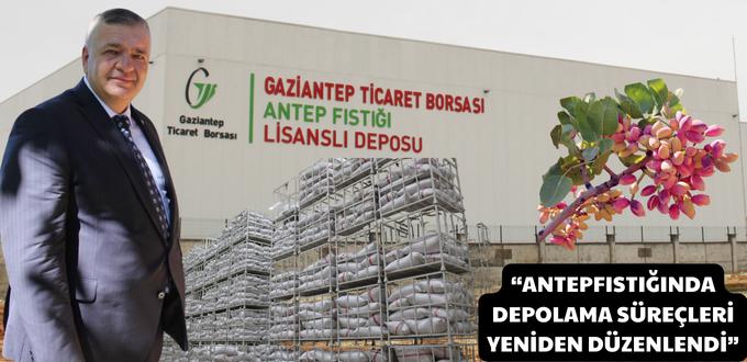 “ANTEPFISTIĞINDA DEPOLAMA SÜREÇLERİ YENİDEN DÜZENLENDİ”