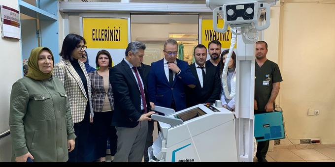 YERLİ  MOBİL DİJİTAL RÖNTGEN CİHAZI  HİZMETE BAŞLADI