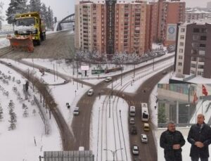BÜYÜKŞEHİR’DEN KARLA MÜCADELEDE KESİNTİSİZ ÇALIŞMA