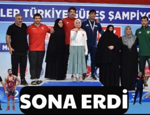 TÜRKİYE GÜREŞ ŞAMPİYONASI SONA ERDİ