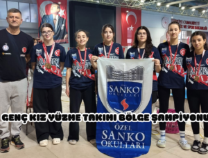 SANKO OKULLARI GENÇ KIZ YÜZME TAKIMI BÖLGE ŞAMPİYONU
