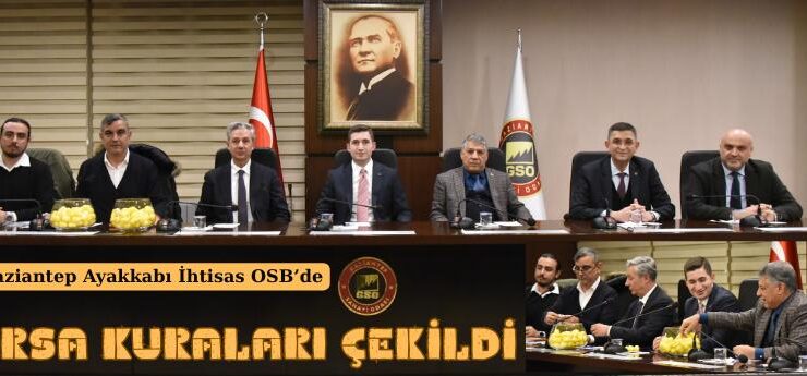 OSB’DE ARSA KURALARI ÇEKİLDİ