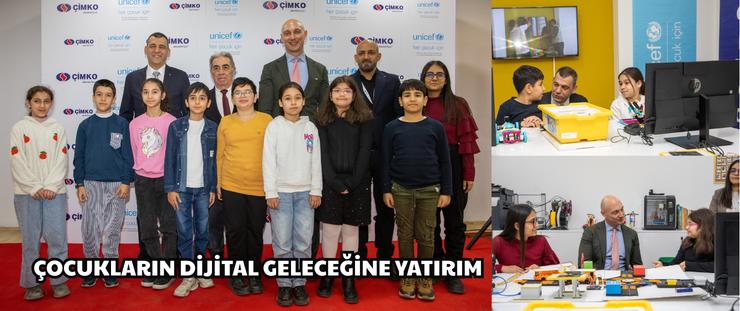 ÇİMKO, UNICEF İLE ÇOCUKLARIN DİJİTAL GELECEĞİNE YATIRIM YAPIYOR