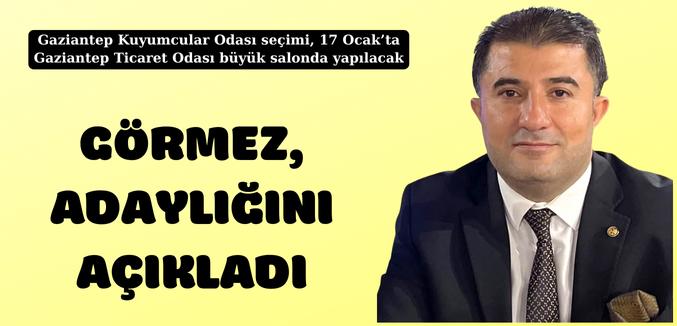 GÖRMEZ, ADAYLIĞINI AÇIKLADI
