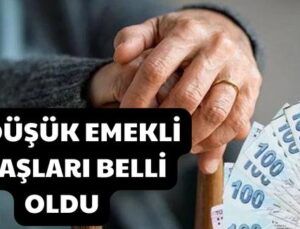 EN DÜŞÜK EMEKLİ MAAŞLARI BELLİ OLDU
