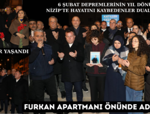 FURKAN APARTMANI ÖNÜNDE ADALET ÇAĞRISI