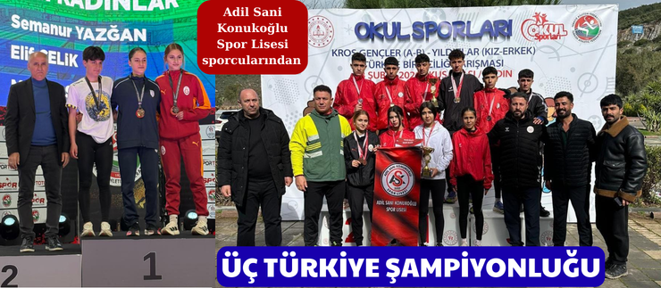 ASKSL SPORCULARINDAN ÜÇ TÜRKİYE ŞAMPİYONLUĞU