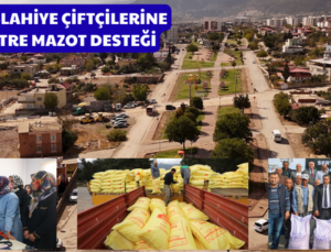 NURDAĞI VE İSLAHİYE ÇİFTÇİLERİNE 2.5 MİLYON LİTRE MAZOT DESTEĞİ