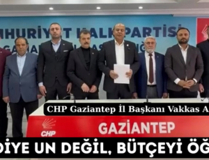  “BELEDİYE UN DEĞİL, BÜTÇEYİ ÖĞÜTMÜŞ”