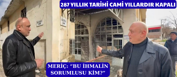 287 YILLIK TARİHİ CAMİ YILLARDIR KAPALI