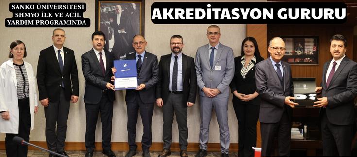 SANKO ÜNİVERSİTESİ’NİN AKREDİTASYON GURURU