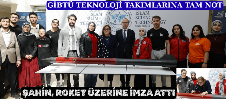 ŞAHİN, ROKET ÜZERİNE İMZA ATTI