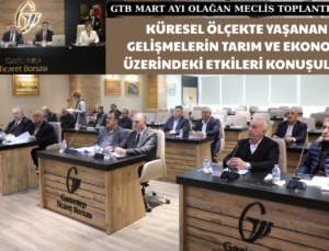 GTB MART AYI OLAĞAN MECLİS TOPLANTISI