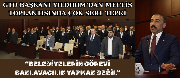  “BELEDİYELERİN GÖREVİ BAKLAVACILIK YAPMAK DEĞİLDİR”