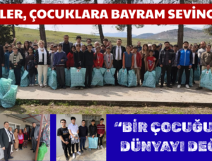 GAZETECİLER, ÇOCUKLARA BAYRAM SEVİNCİ YAŞATTI