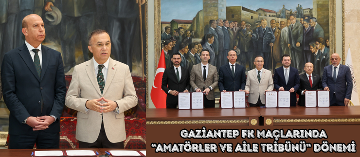 GAZİANTEP FK MAÇLARINDA “AMATÖRLER VE AİLE TRİBÜNÜ” DÖNEMİ