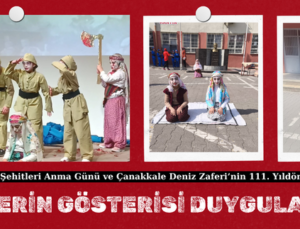 MİNİKLERİN GÖSTERİSİ DUYGULANDIRDI