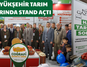 BÜYÜKŞEHİR TARIM FUARINDA STAND AÇTI