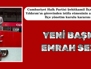 YENİ BAŞKAN EMRAH SEZER