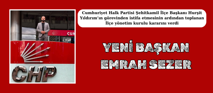 YENİ BAŞKAN EMRAH SEZER