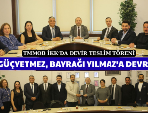 GÜÇYETMEZ, BAYRAĞI YILMAZ’A DEVRETTİ