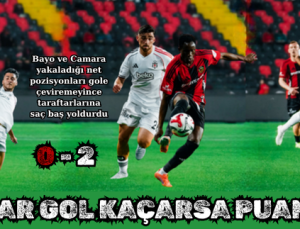 BU KADAR GOL KAÇARSA PUAN HAYAL