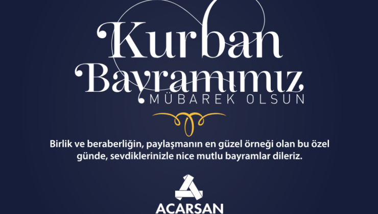 ACARSAN HOLDİNG KURBAN BAYRAMI KUTLAMA