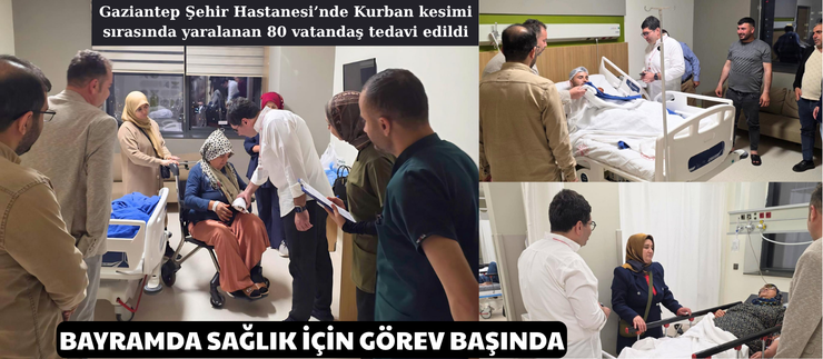 BAYRAMDA SAĞLIK İÇİN GÖREV BAŞINDA