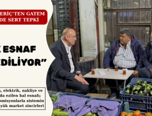  “KÜÇÜK ESNAF TASFİYE EDİLİYOR”