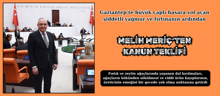 MELİH MERİÇ’TEN KANUN TEKLİFİ