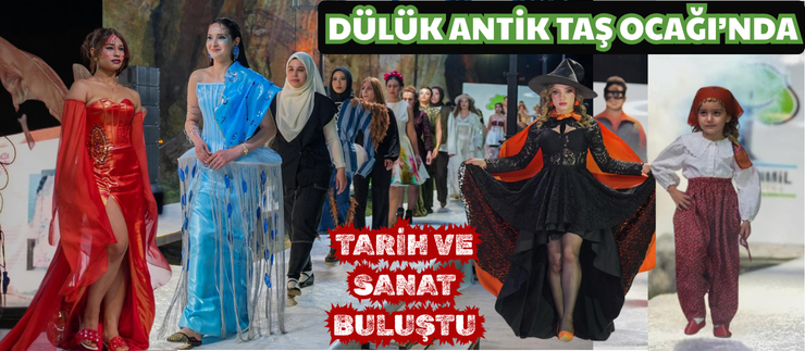 DÜLÜK ANTİK TAŞ OCAĞI’NDA TARİH VE SANAT BULUŞTU