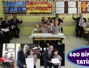 680 BİN ÖĞRENCİ TATİLE ÇIKTI