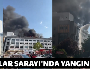 GAZİANTEP HALICILAR SARAYI’NDA YANGIN PANİĞİ