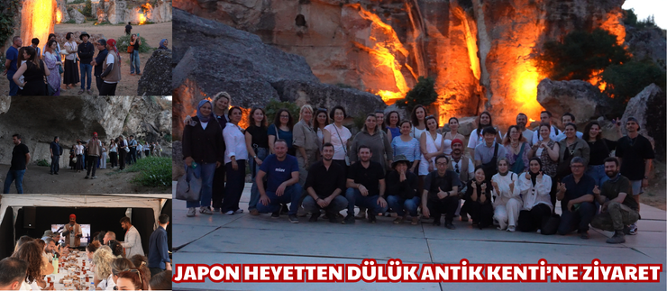 JAPON HEYETTEN DÜLÜK ANTİK KENTİ’NE ZİYARET