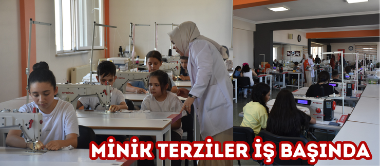 MİNİK TERZİLER İŞ BAŞINDA