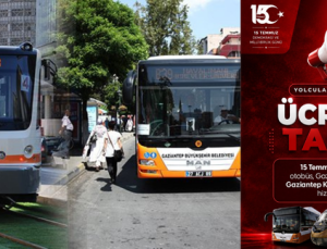 TOPLU TAŞIMA ARAÇLARI 15 TEMMUZ’DA ÜCRETSİZ