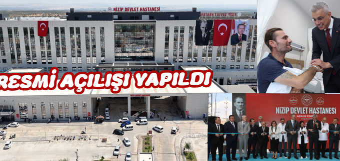 RESMİ AÇILIŞI YAPILDI