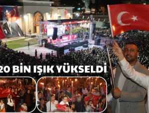NİZİP’TEN 20 BİN IŞIK YÜKSELDİ