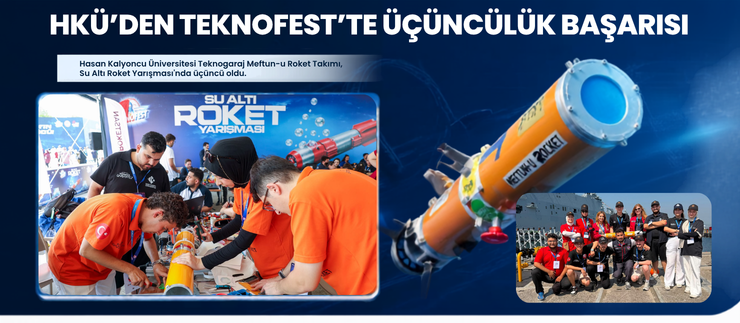 HKÜ’DEN TEKNOFEST’TE ÜÇÜNCÜLÜK BAŞARISI