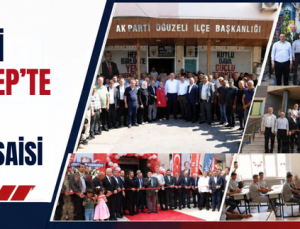 AK PARTİ GAZİANTEP’TE YOĞUN SAHA MESAİSİ