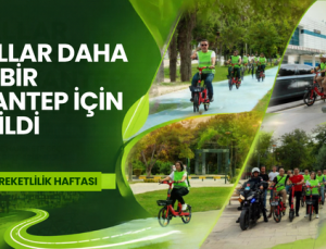 PEDALLAR DAHA YEŞİL BİR GAZİANTEP İÇİN ÇEVRİLDİ