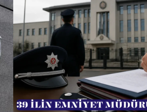 39 İLİN EMNİYET MÜDÜRÜ DEĞİŞTİ