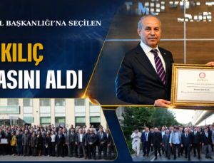 SAİT KILIÇ MAZBATASINI ALDI