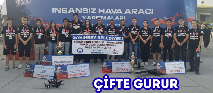 ŞAHİNBEY’E ÇİFTE GURUR