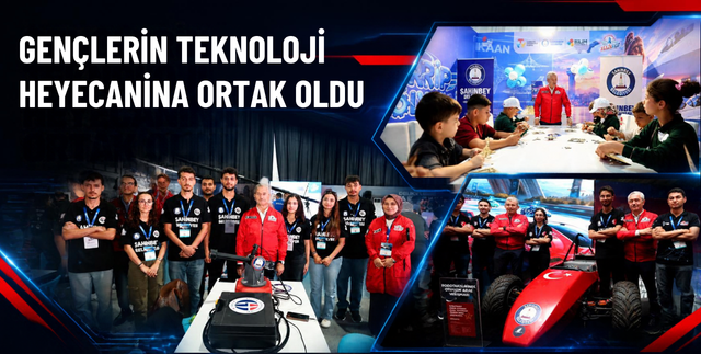 GENÇLERİN TEKNOLOJİ HEYECANINA ORTAK OLDU