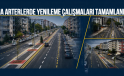 ANA ARTERLERDE YENİLEME ÇALIŞMALARI TAMAMLANDI