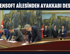 ERDEMSOFT AİLESİNDEN AYAKKABI DESTEĞİ